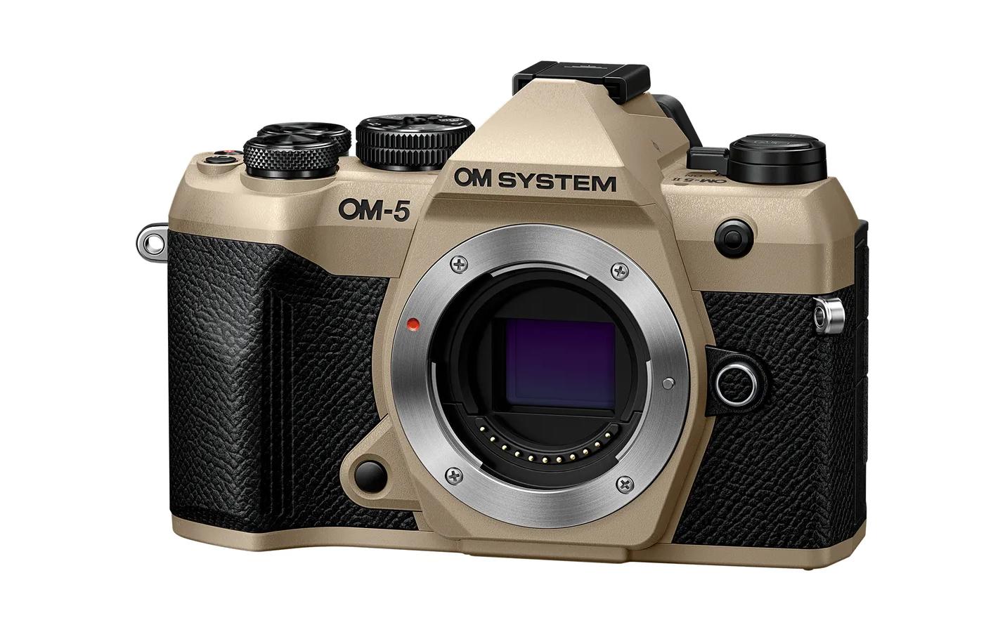 Fotokamera OM-5 II Body Sand Beige<br>Ultrakompakte, leichte spiegellose Kamera