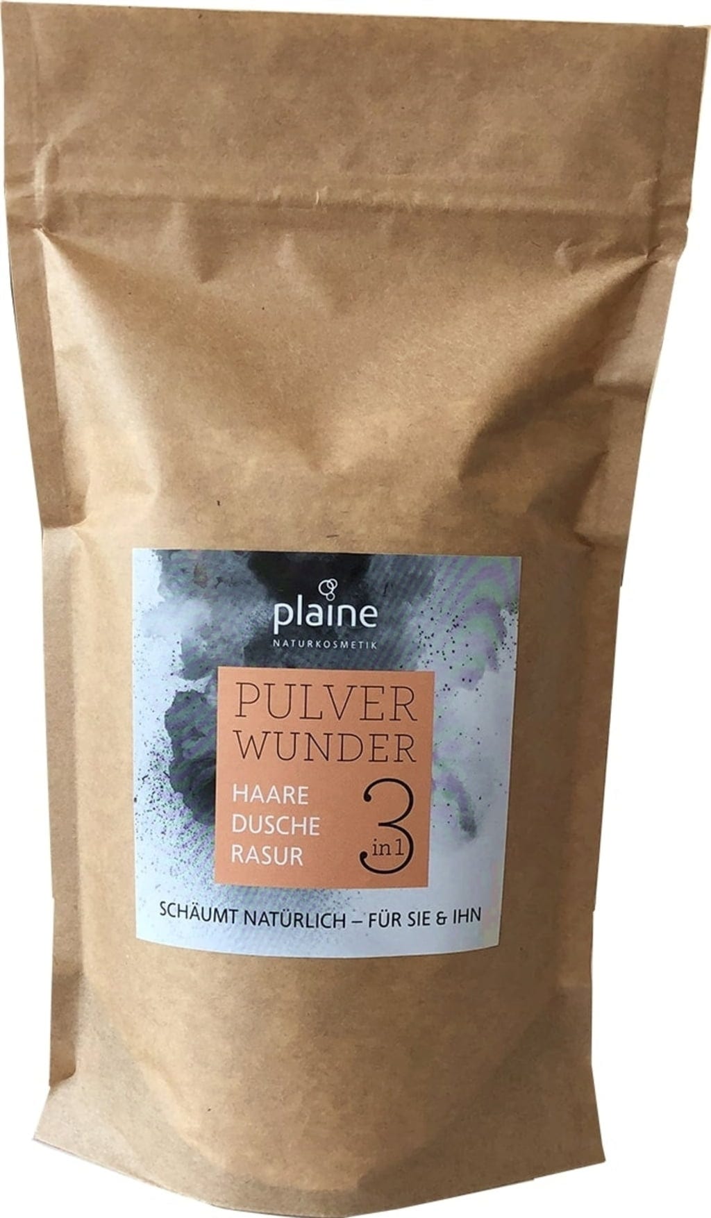 plaine Naturkosmetik  Pulverwunder Nachfüllbeutel, 230 g