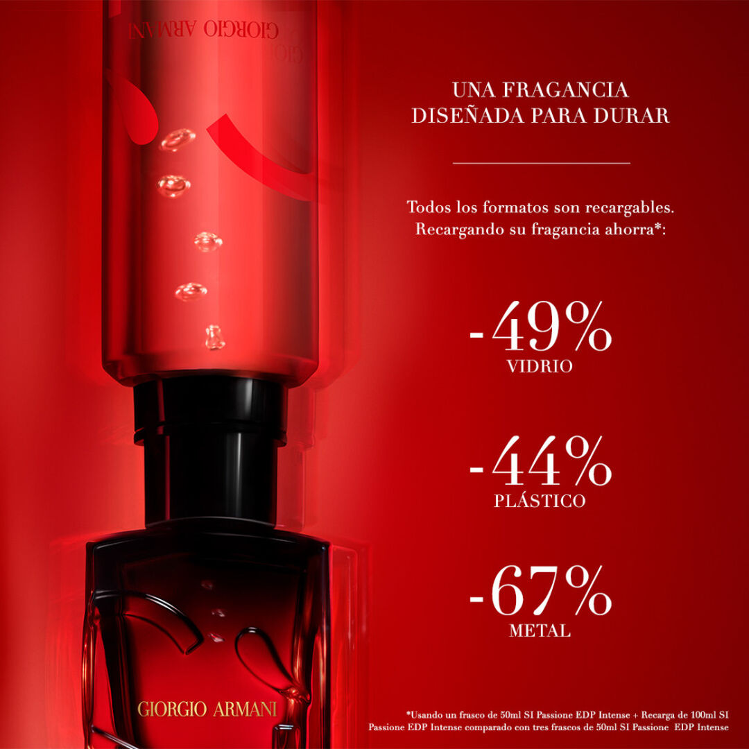 Giorgio Armani Sì Passione Eau de Parfum Intense - Recarga - 100ml