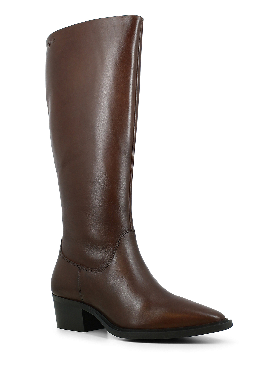 VYNE Lucca High Leather Western Boot Brown