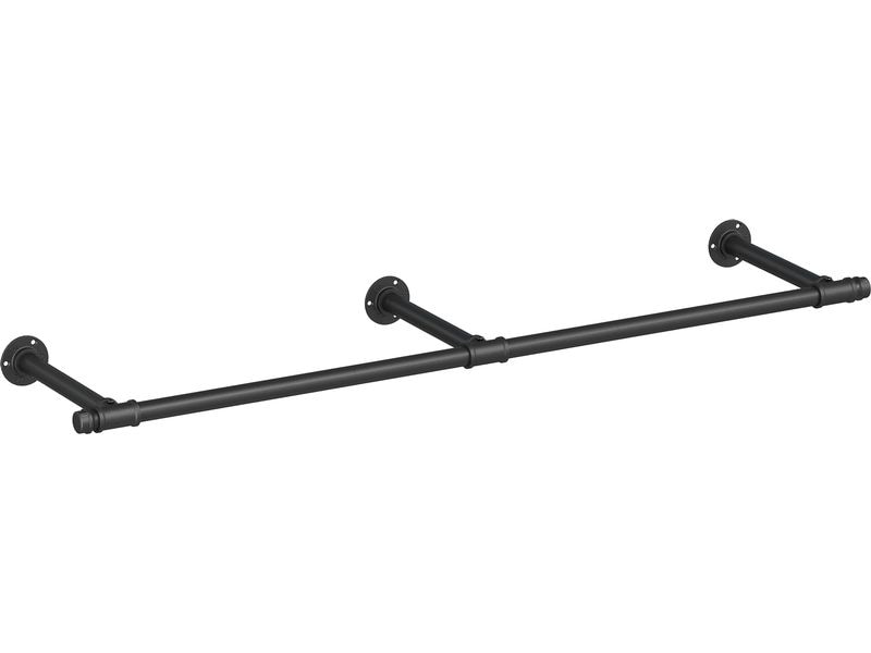 Songmics Kleiderstange 30.4 x 170 x 7 cm, Schwarz Garderobenstange