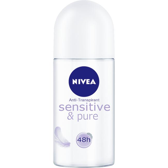 NIVEA Pure & Sensitive Deodorant Roller 50 ML