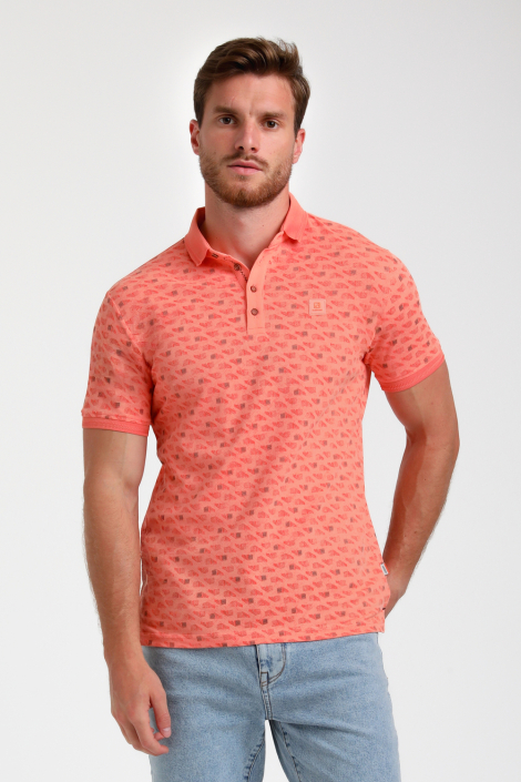 Gabbiano oranje heren polo