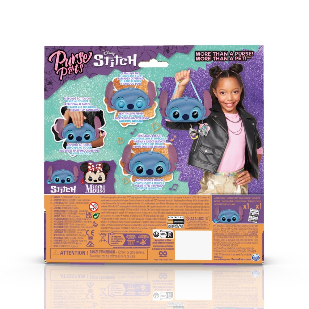 Purse Pets Stitch, ein interaktives Haustier mit über 30 Geräuschen