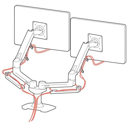 Ergotron LX Series 45-245-026 support d'écran plat pour bureau 68,6 cm (27