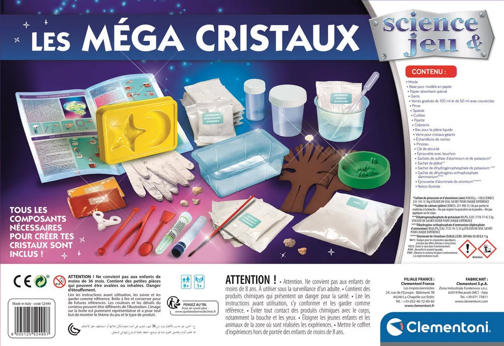 SCIENCE & JEU - LES MEGA CRISTAUX