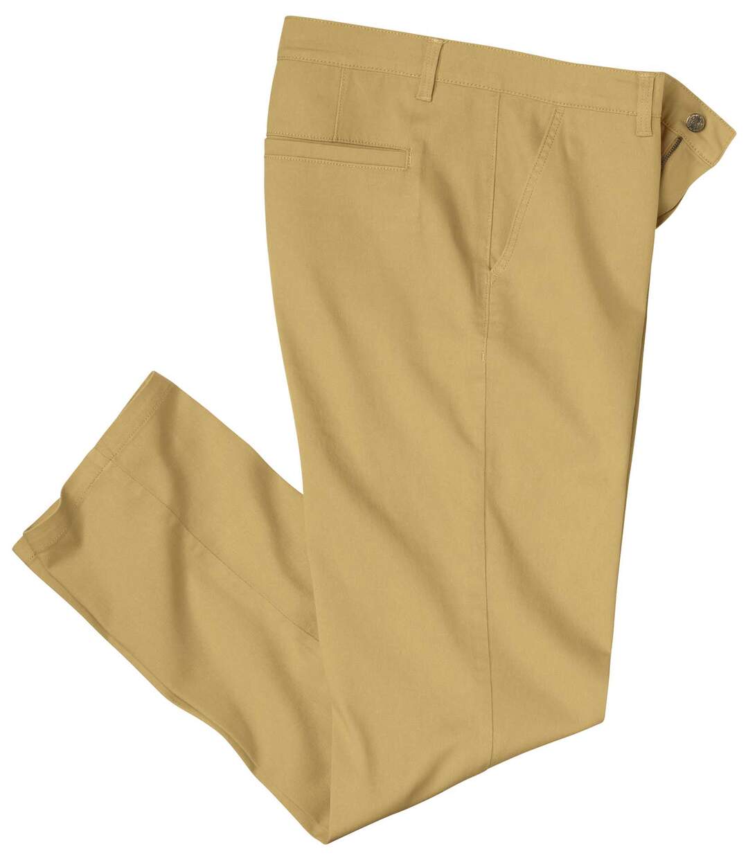 Pantalon Chino Stretch Confort Ocre