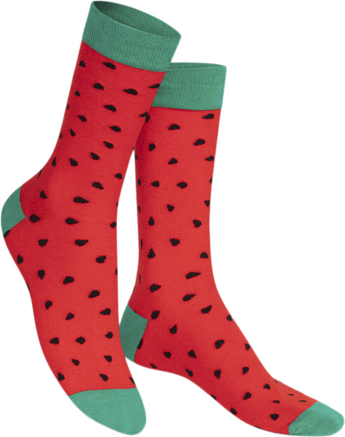 Eat My Socks Strømper - Fresh Watermelon Multi