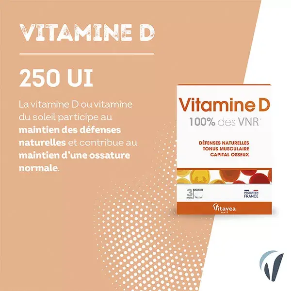 Vitavea Vitamina D 100% VRN Defesas Naturais Imunidade 90 comprimidos