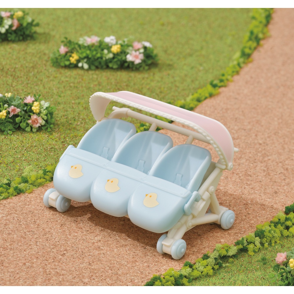 Sylvanian Families Drillinge Kinderwagen