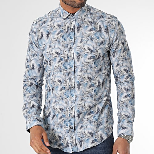 Chemise Manches Longues Bleu Clair