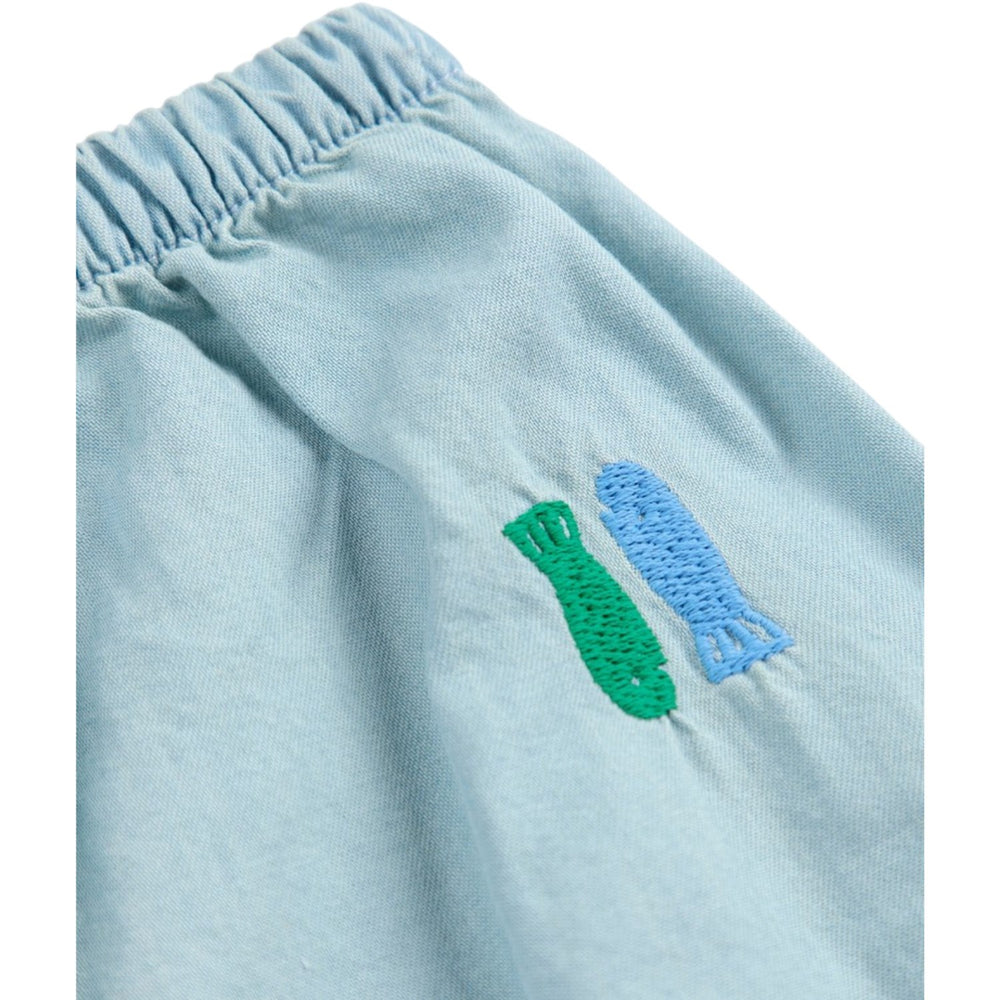 Køb Bobo Choses Lys Blue Lucky Fish Embroidery Bloomer
