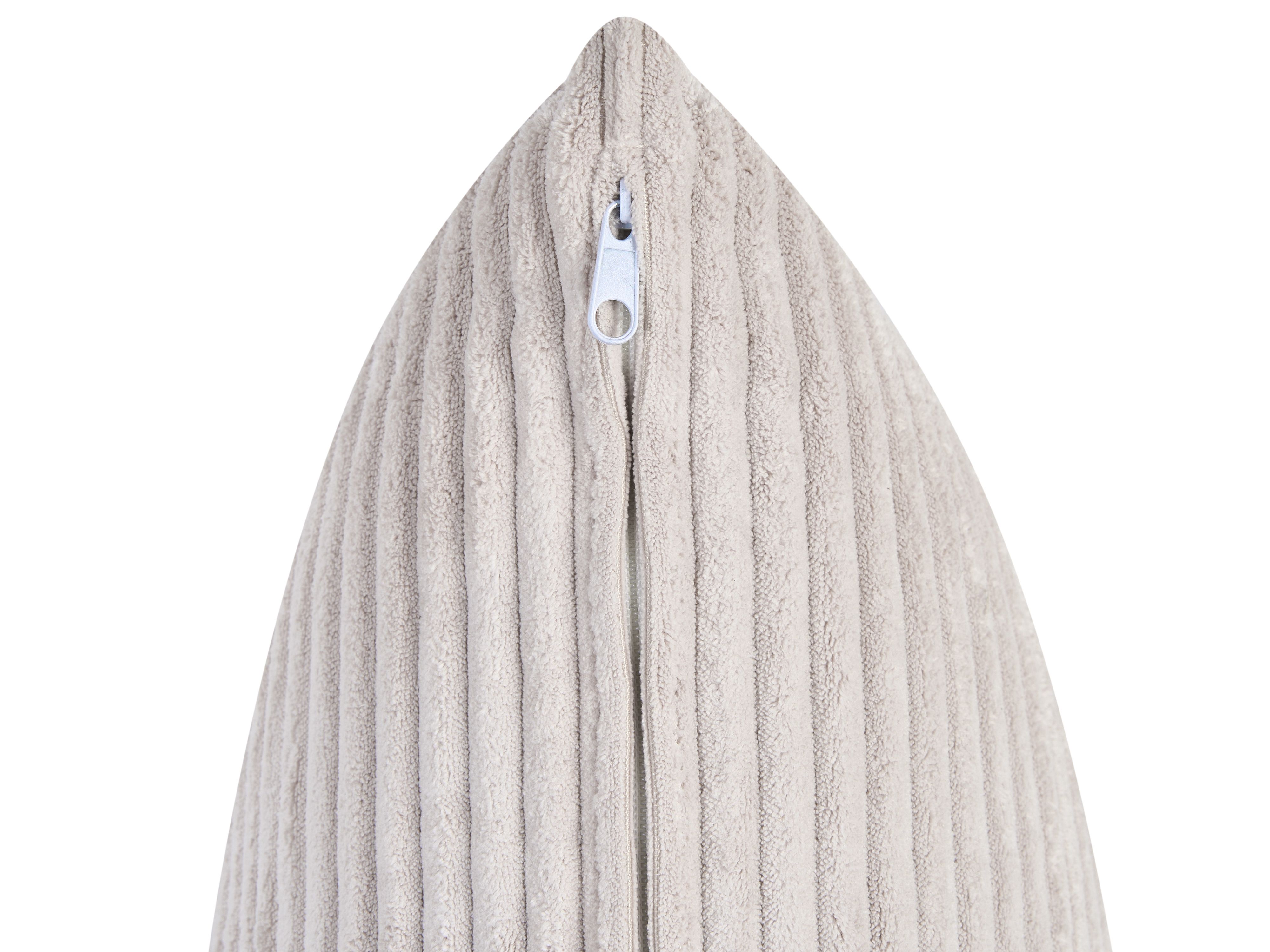 Modulaire hoekbank 4-zits LEMVIG Corduroy Beige linkszijdig