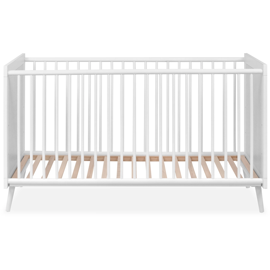 Finori Babybett Tillie, Rafia-Geflecht, Weiß Weiß