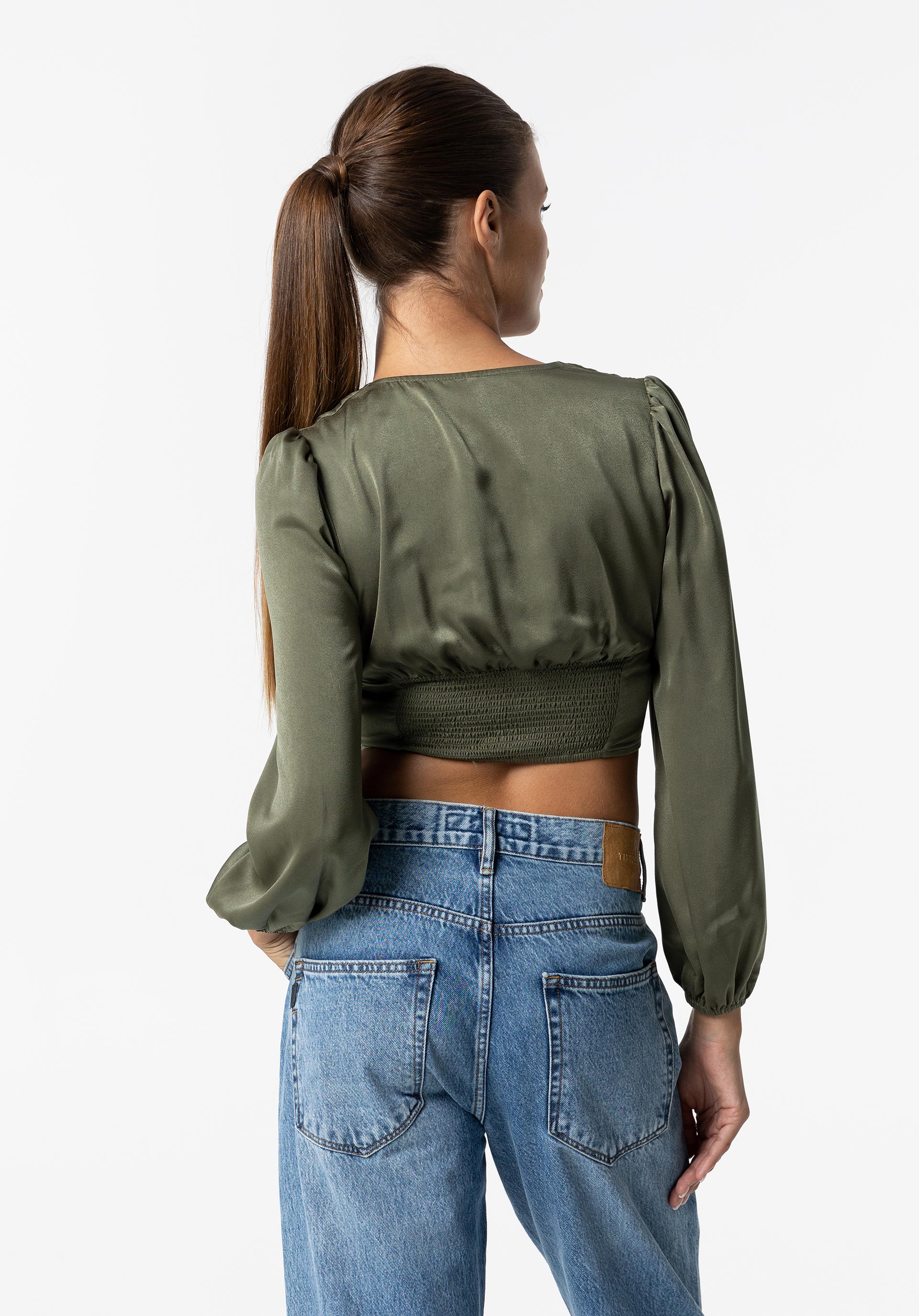 Blusa Acetinada