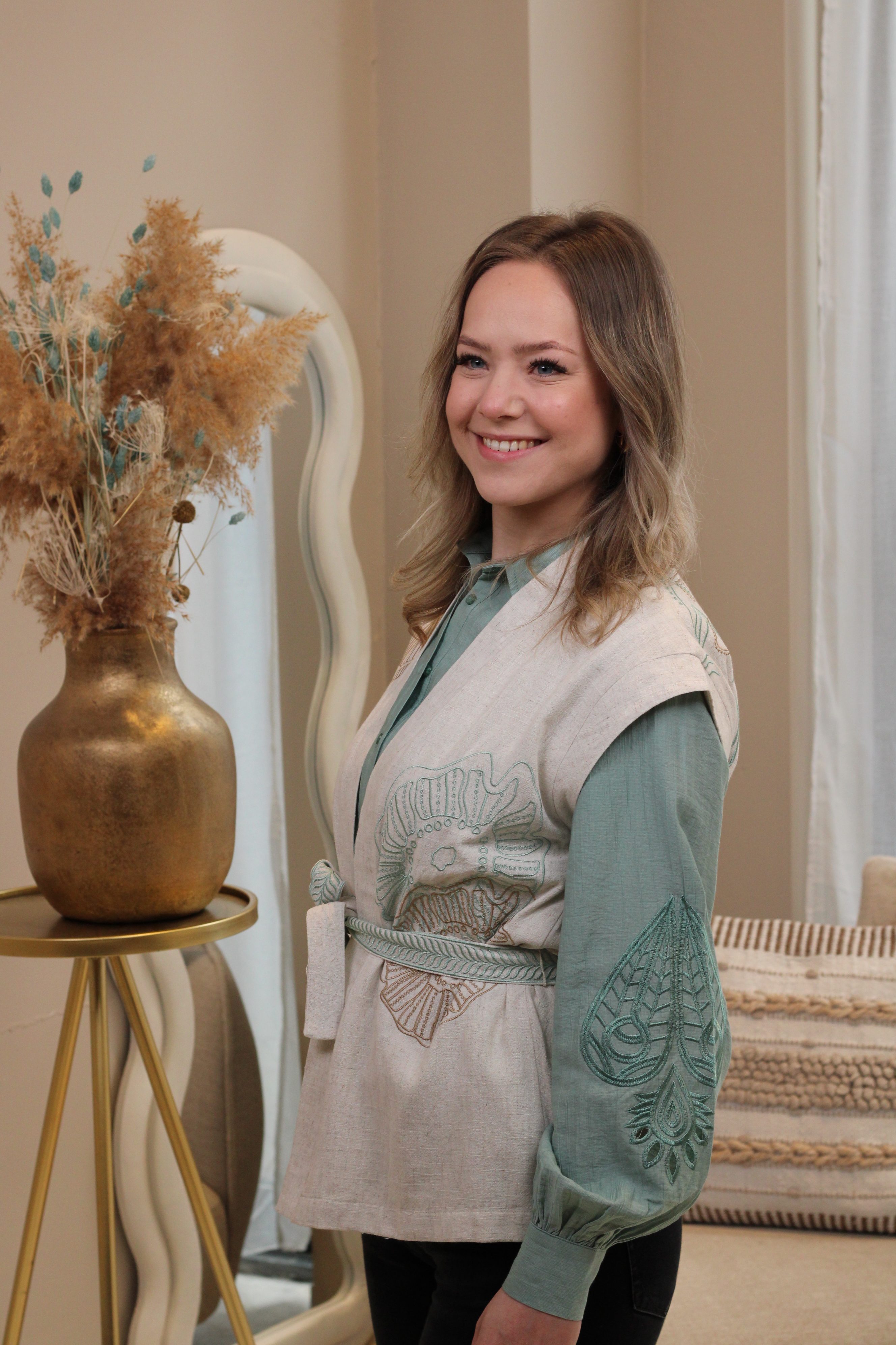 G-maxx - Corey Gilet - Sand/Green Mint