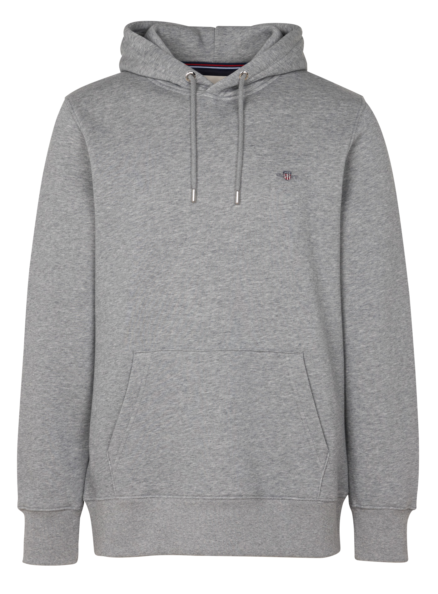 Sweat à capuche regular-fit en coton mélangé | Gris