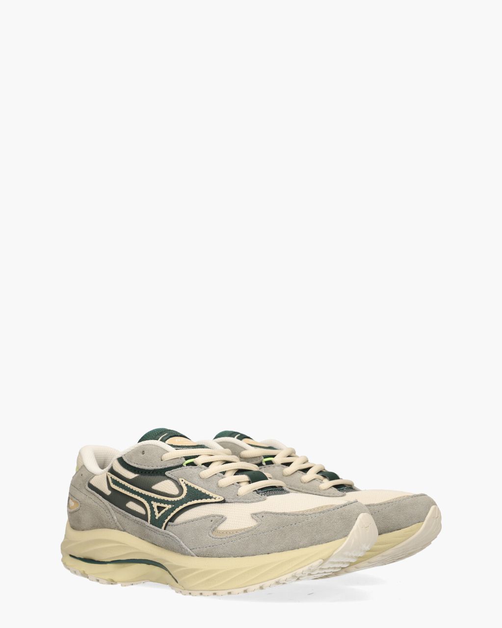 Mizuno Wave Rider Beta Groen/Off-White Herensneakers