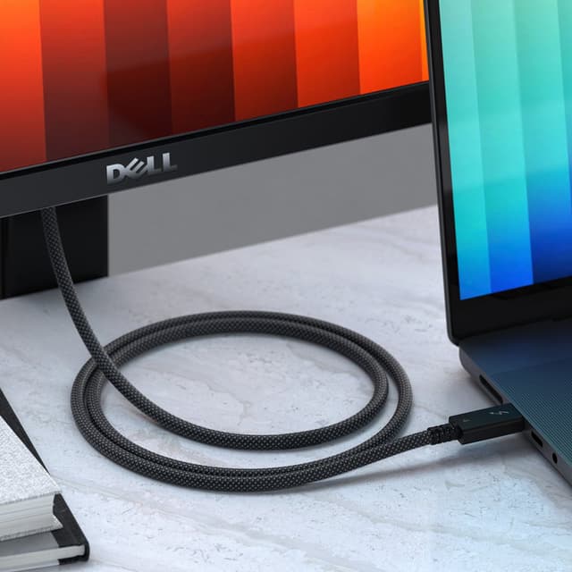 Satechi Thunderbolt 4 Pro kabel 1 meter (sort)