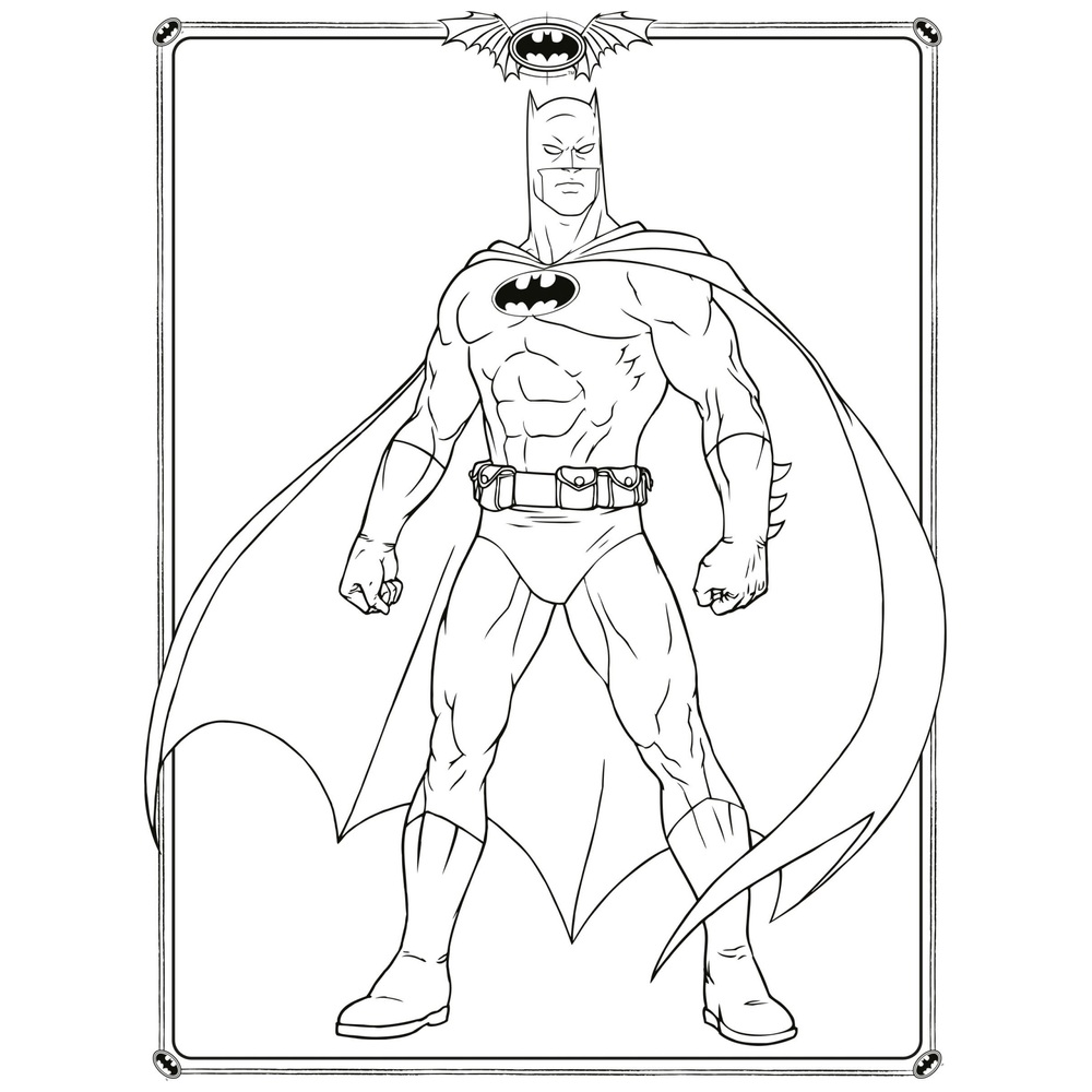 Batman Mal-, Sticker- und Aktivitätsbuch-Set mit über 100 Stickern