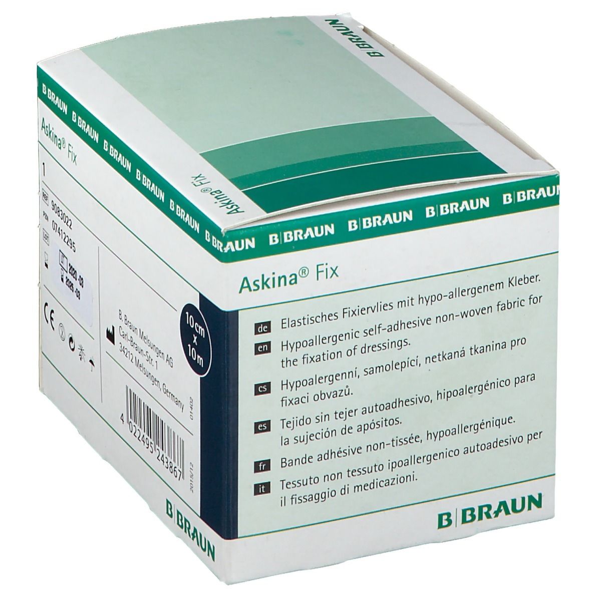 Askina® Fix Fixiervlies 10 m x 10 cm hypoallergen