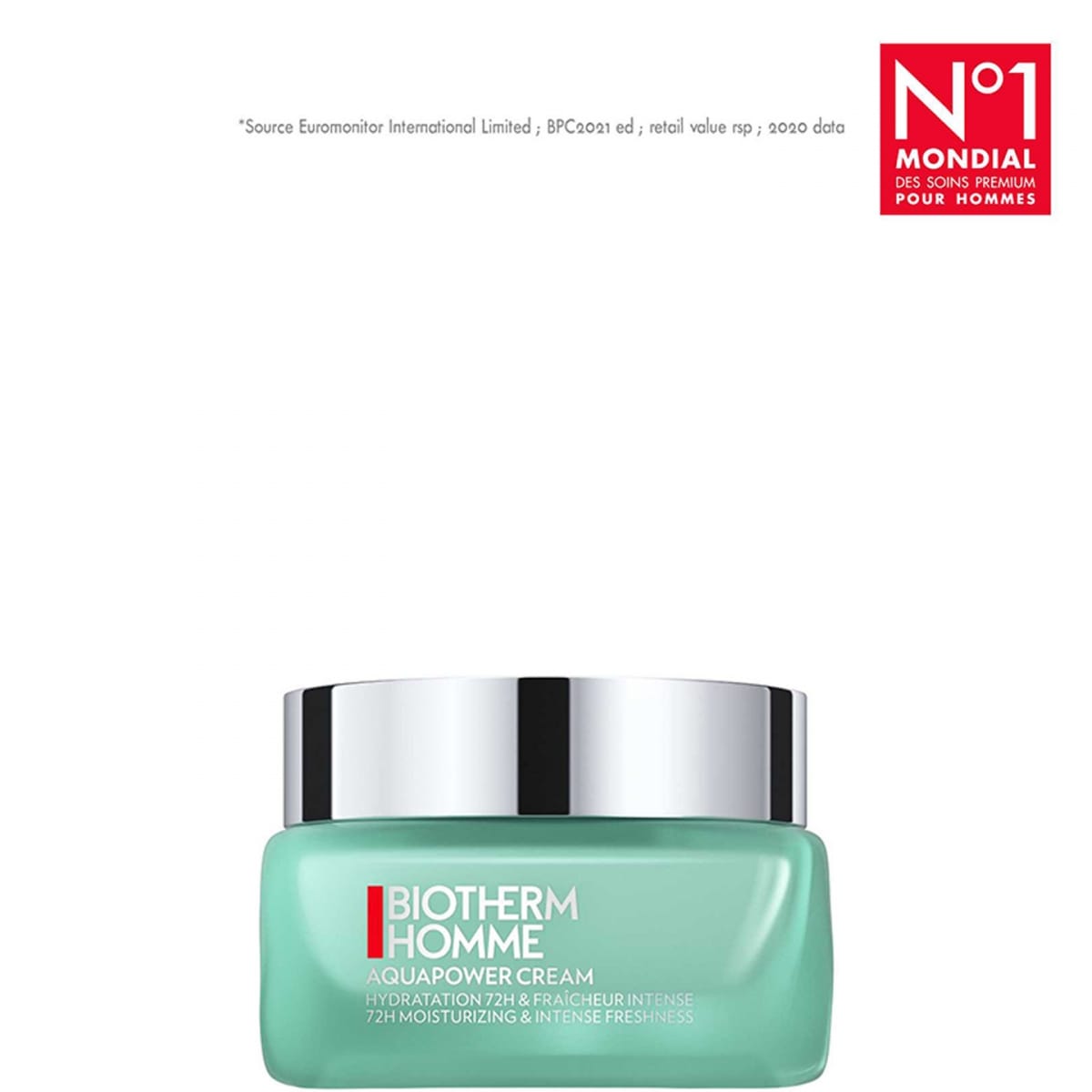 Biotherm Aquapower Crème Hydratante Visage pour Homme 72H