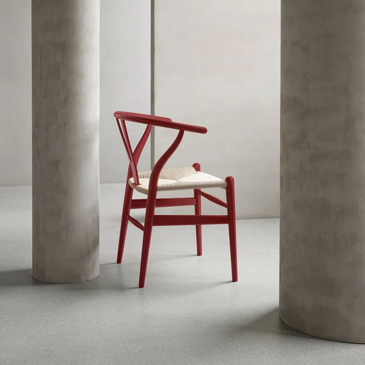Carl Hansen - CH24 Wishbone Chair, Eiche geseift / Naturgeflecht