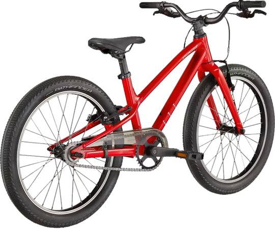 JETT 20 SINGLESPEED Kinder- und Jugendvelo  gloss flo red white  20 ZOLL