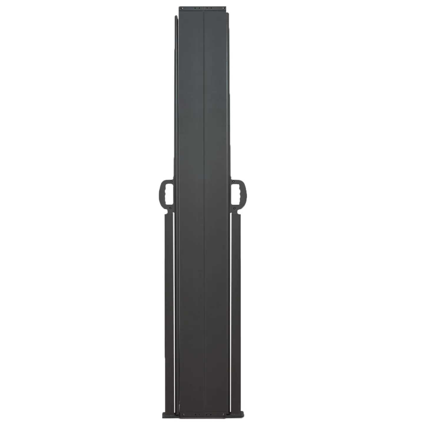 Paravent extérieur rétractable double 160 x 800 CM gris clair store latéral