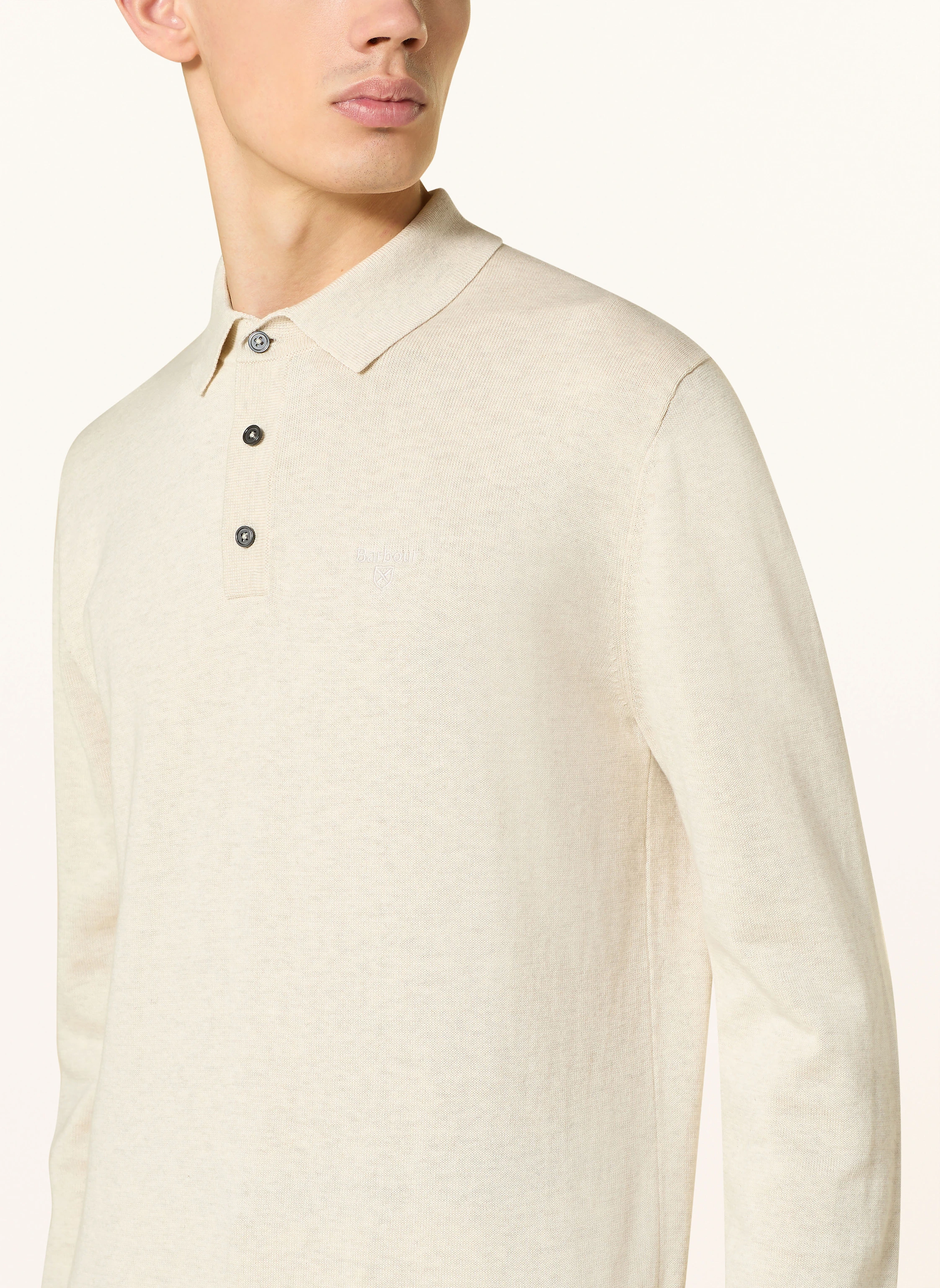 Barbour Strick-Poloshirt