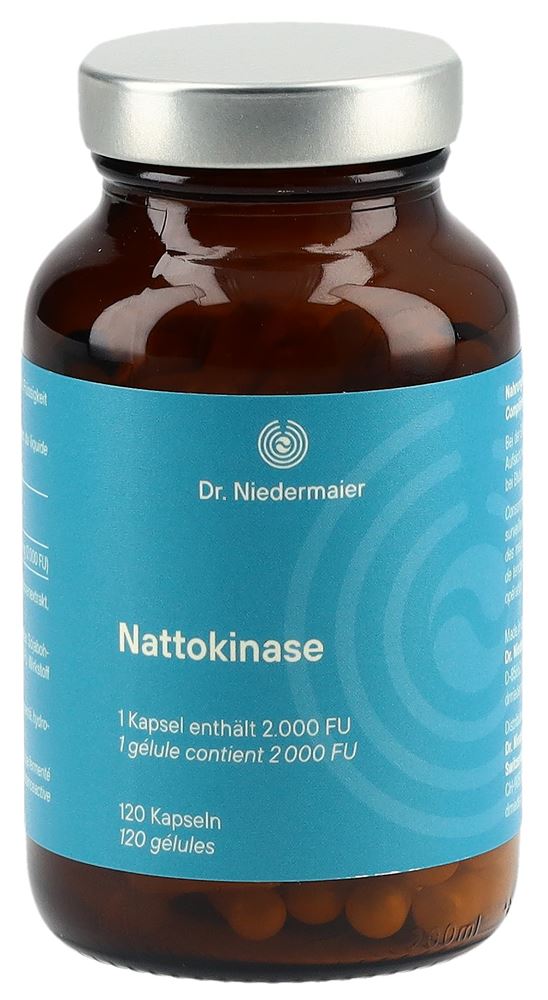 Dr. Niedermaier Nattokinase<br>120 Stück, Glasflasche, Kapsel