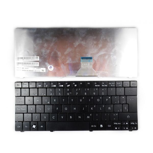 Teclado para Portatil Gateway EC19 Preto NSK-AQL0F 9Z.N3C82.L0F (espanhol ) - TEC0348