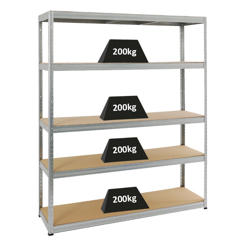 PROREGAL Heavy-Duty stellingkast Giant Elephant HxBxD 180 x 150 x 45 cm Draagvermogen plank 200 kg Gegalvaniseerd