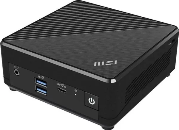 MSI Cubi N ADL 002EU - Mini PC N-series N100 / op til 3.4 GHz - RAM 4 GB - SSD 128 GB - NVMe - UHD Graphics - Gigabit Ethernet - Win 11 Pro - skærm: ingen - sort