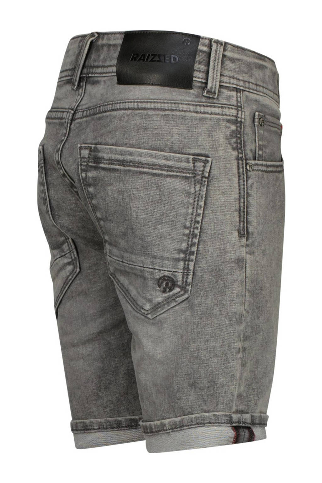 Raizzed denim short Oregon light grey stone