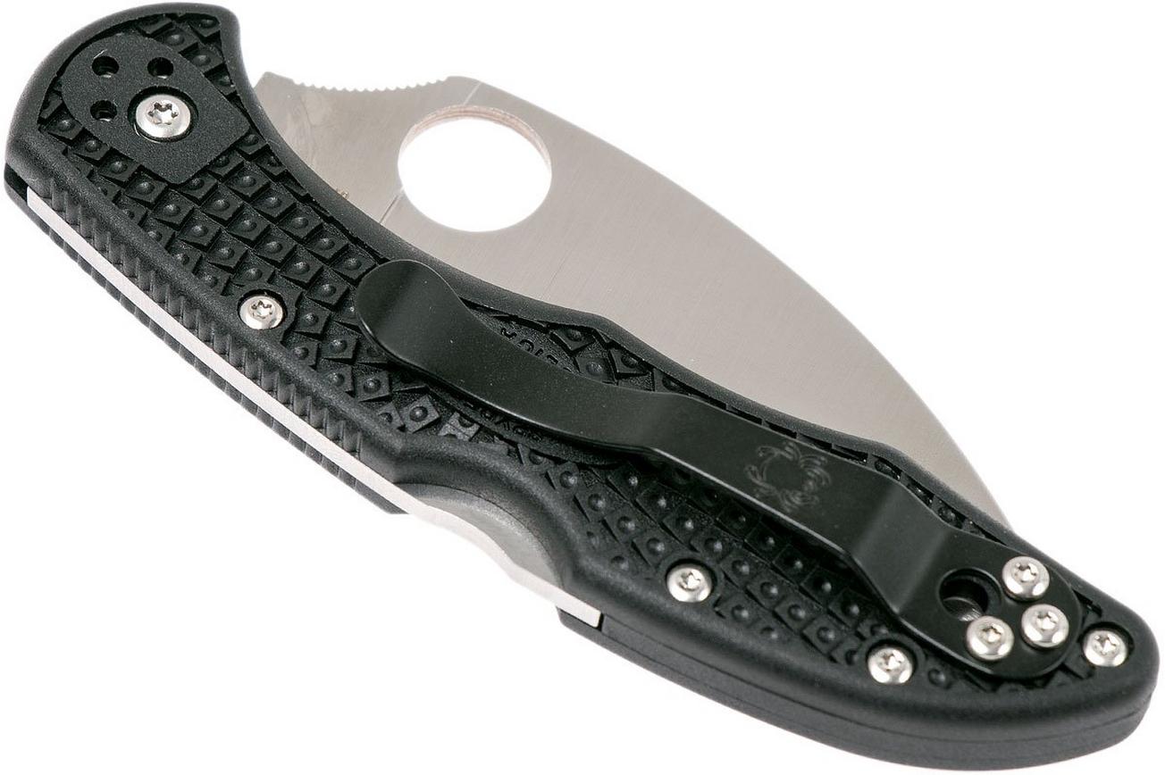 Spyderco Delica 4 Flat Wharncliffe C11FPWCBK zakmes