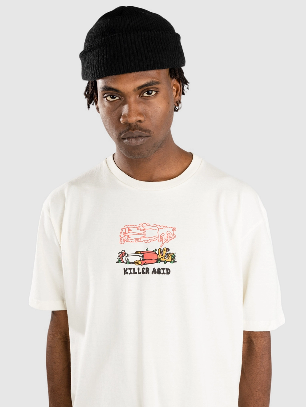 Killer Acid Touch Grass T-Shirt natural