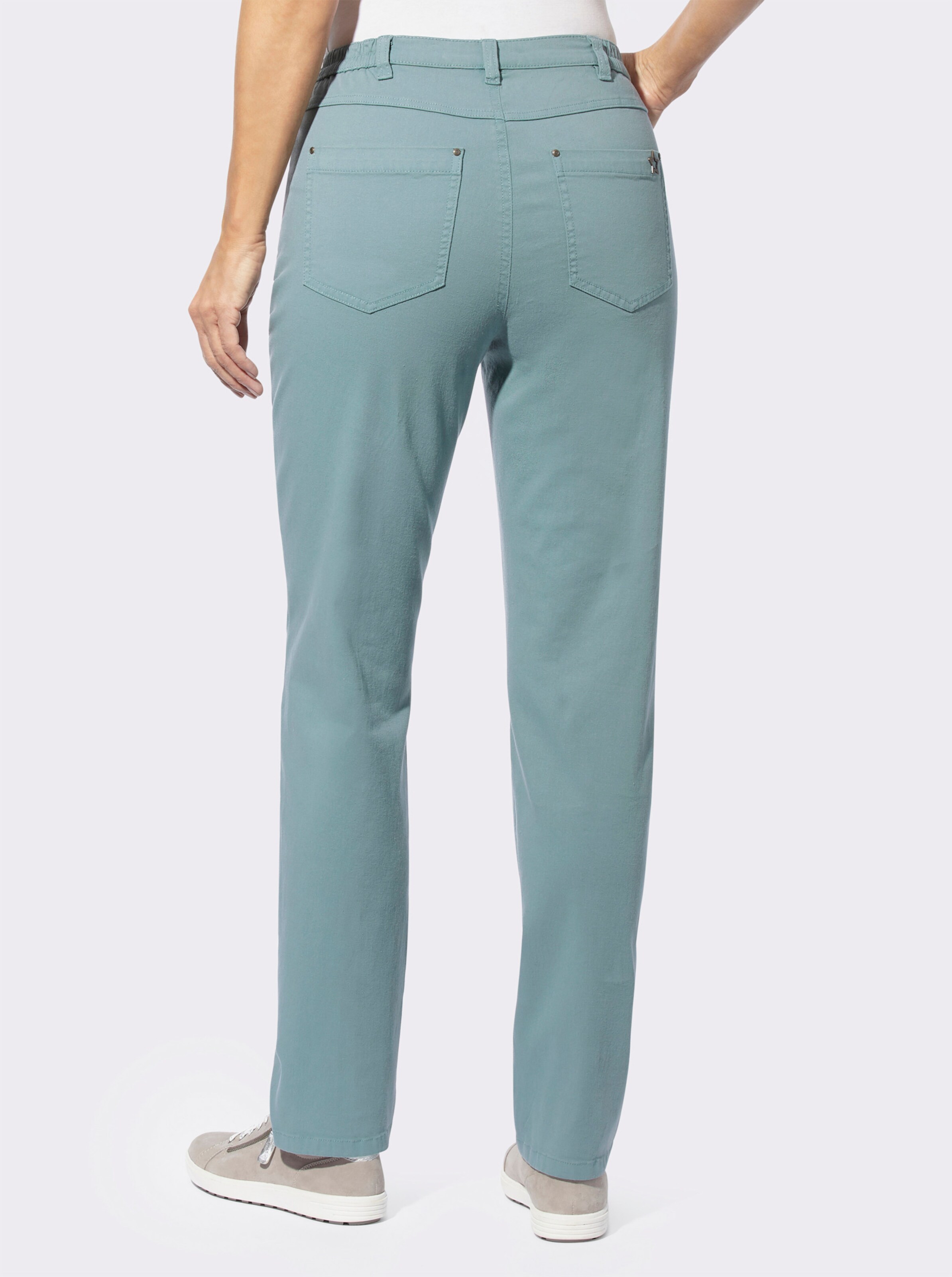 5-Pocket-Hose mit seitlichem Dehnbund
