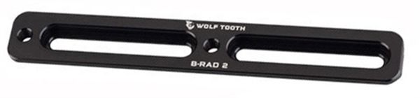 B-RAD 2 Adapter für Bidonhalter oder Zubehör  schwarz
