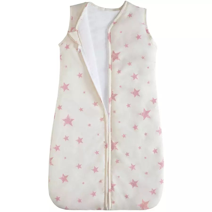 hibboux® Babyschlafsack Star Sleeping Bag Rose