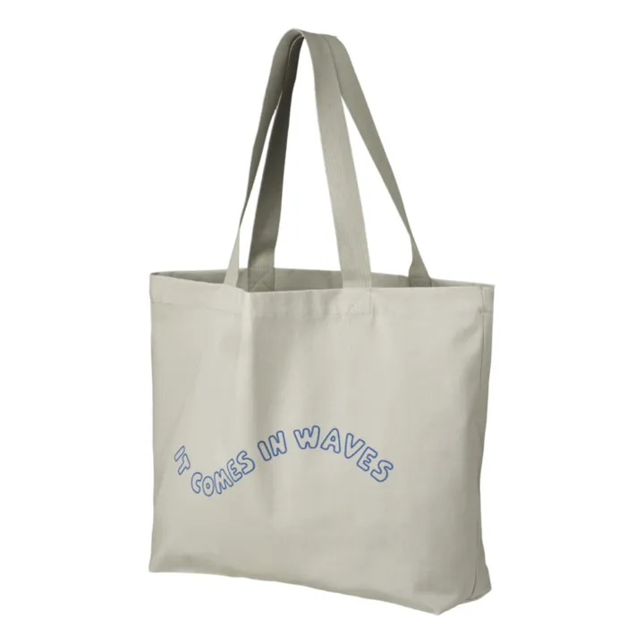 Liewood Tote Bag Big Coton Bio | Bleu gris