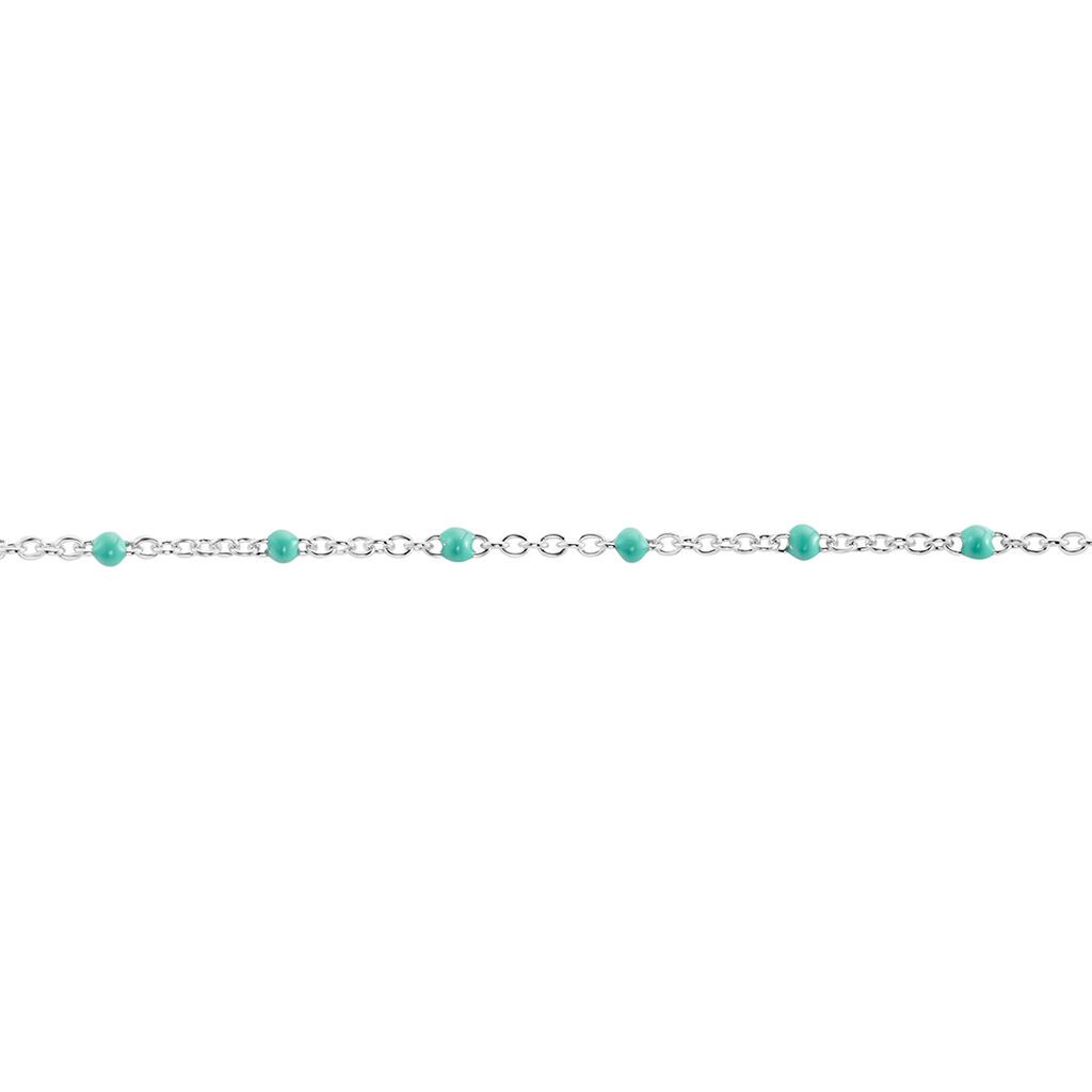 Bracelet Polka Argent Blanc