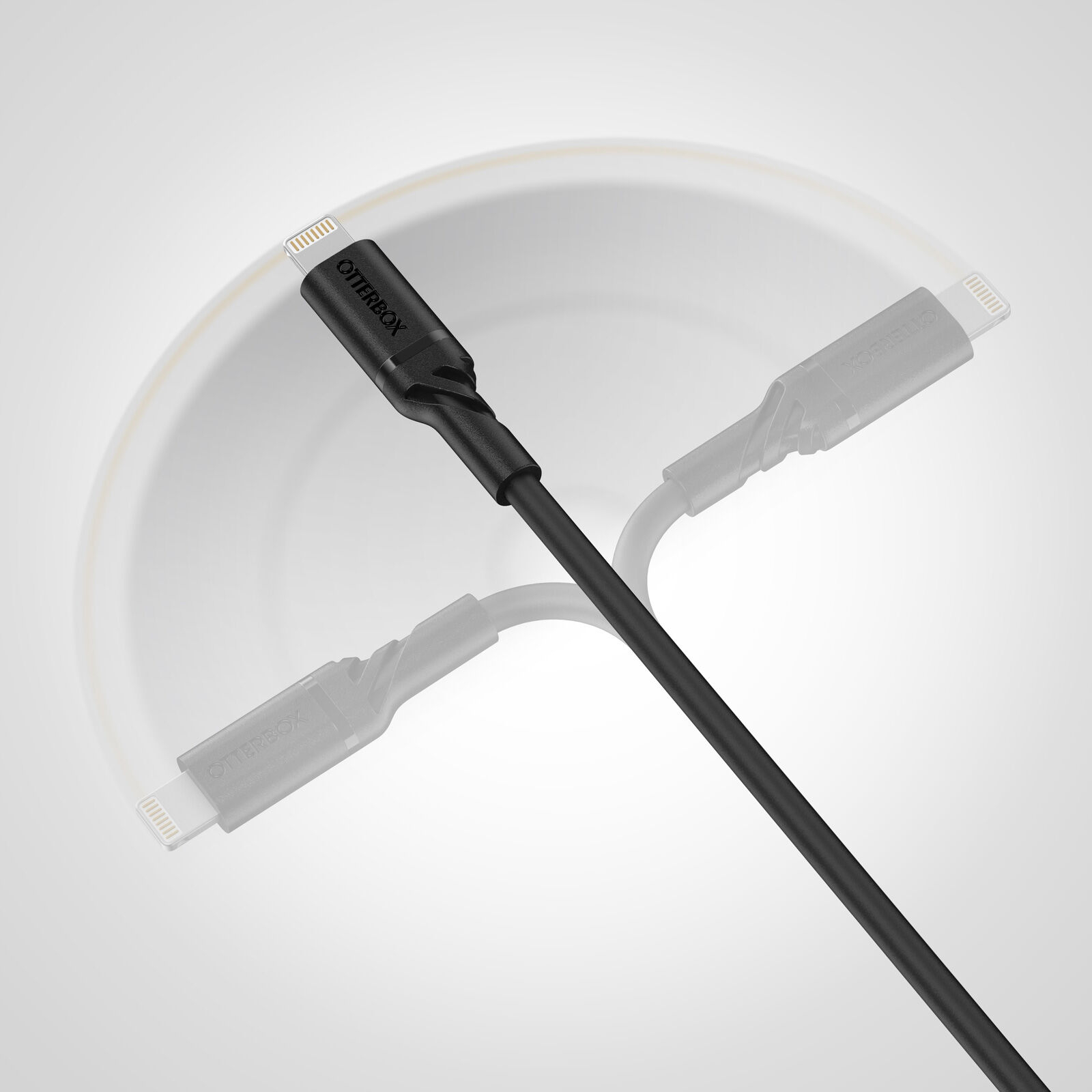 (1m) 3A Standard Serie USB A auf Lightning Ladekabel Silikon Datenkabel (78-52526) - Cloud Dream