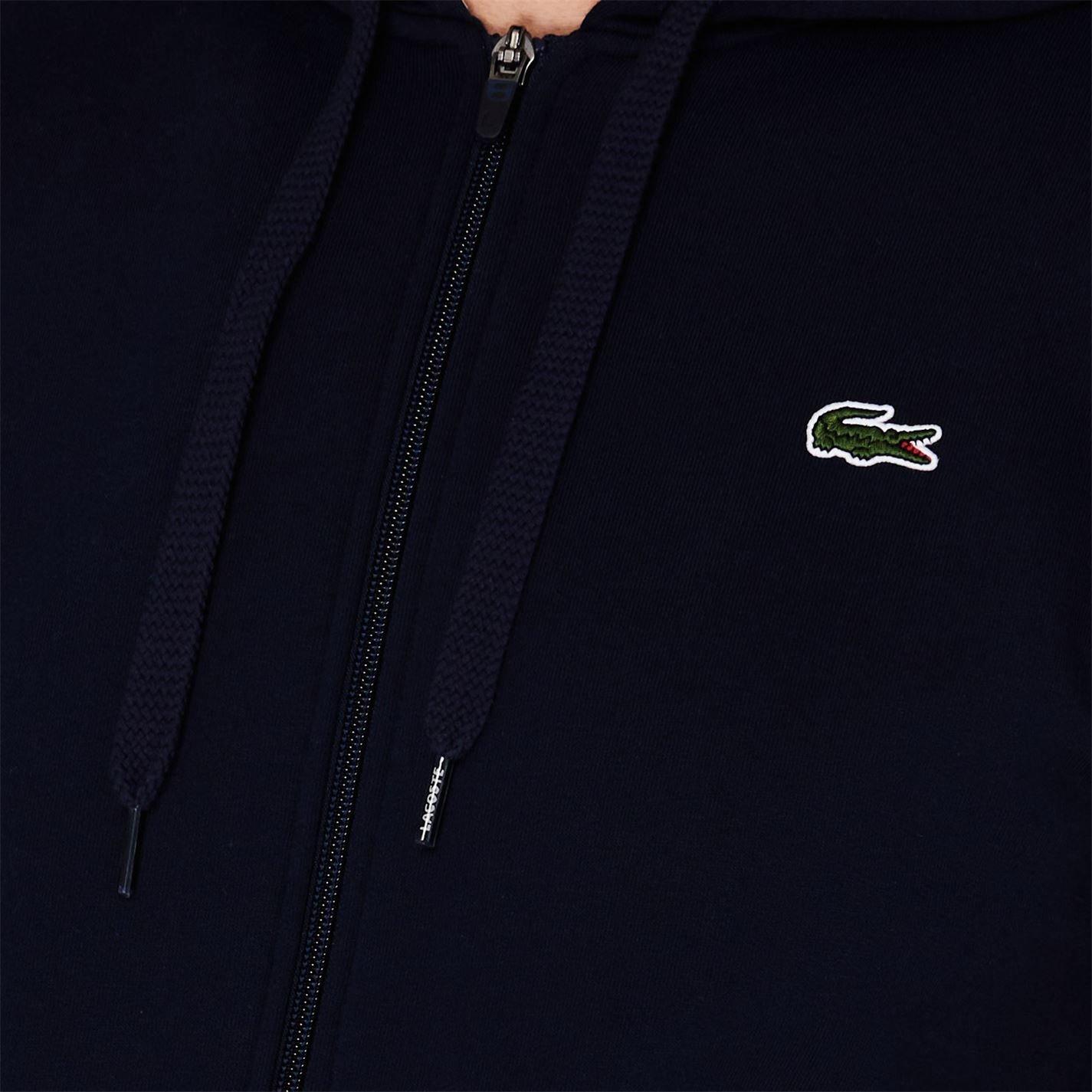 Lacoste Embroidered Croc Zip Hoodie
