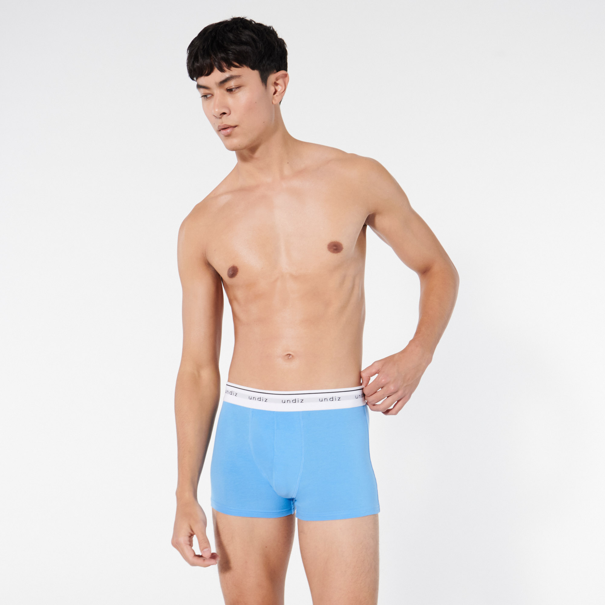 Boxer uni en coton