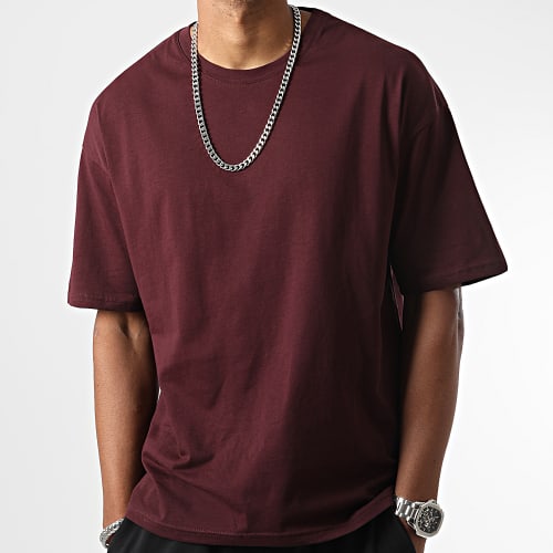 Tee Shirt Oversize Large 2570 Bordeaux