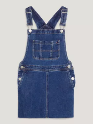 Vestido jardineira jeans