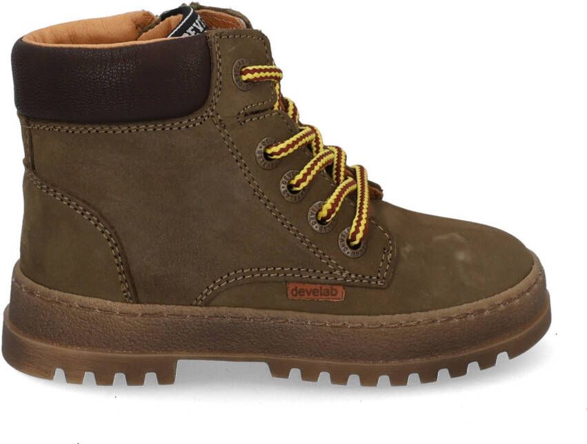 Develab 45161 veter boots kaki legergroen