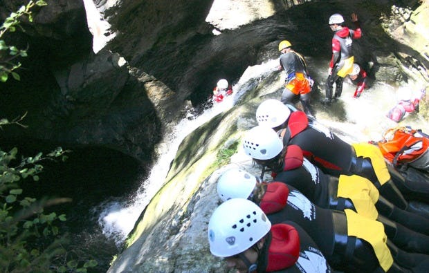 Canyoning in Sautens als Geschenkidee