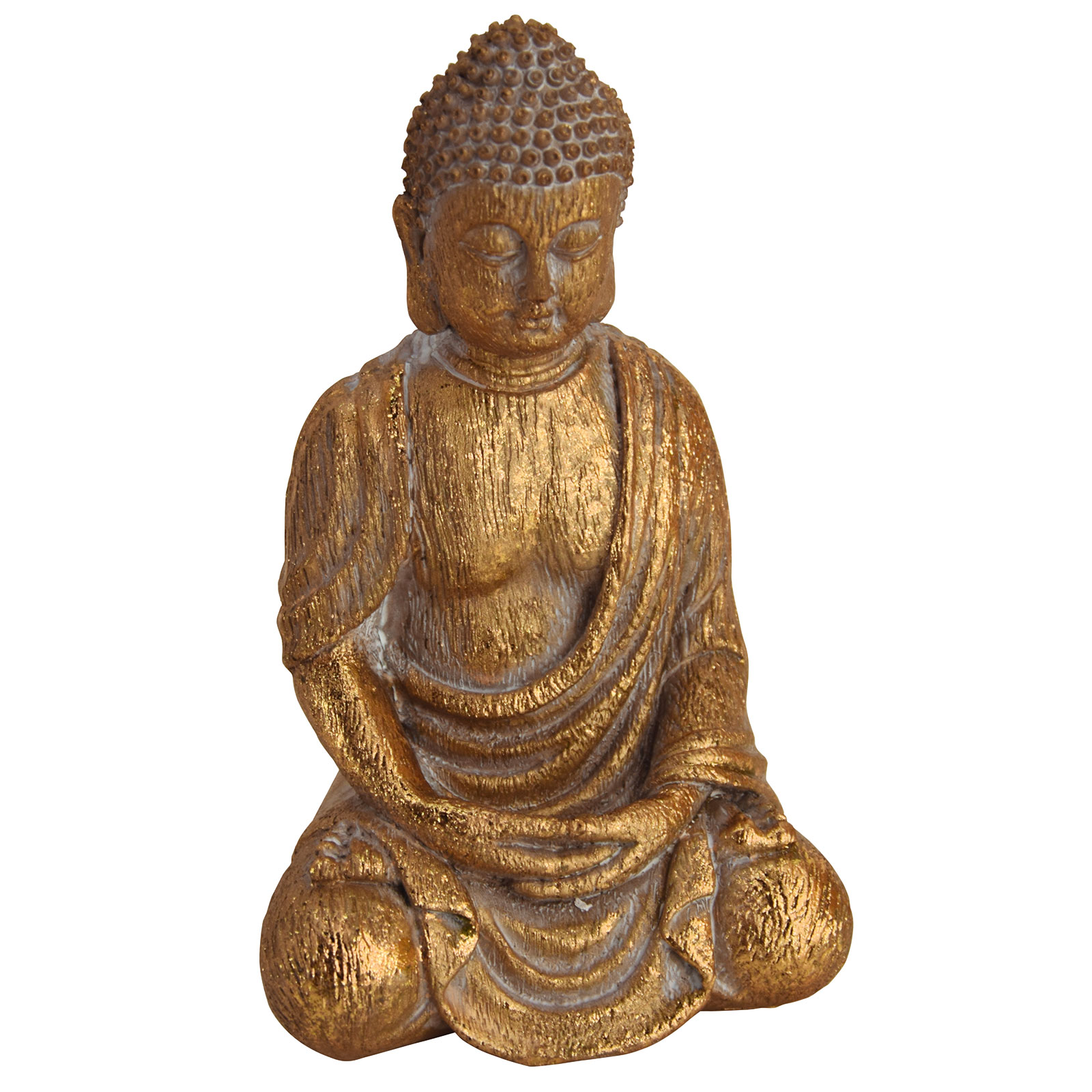 Buddha - gold - 17 cm